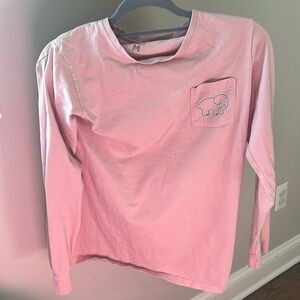 Ivory Ella size M long sleeve shirt light pink